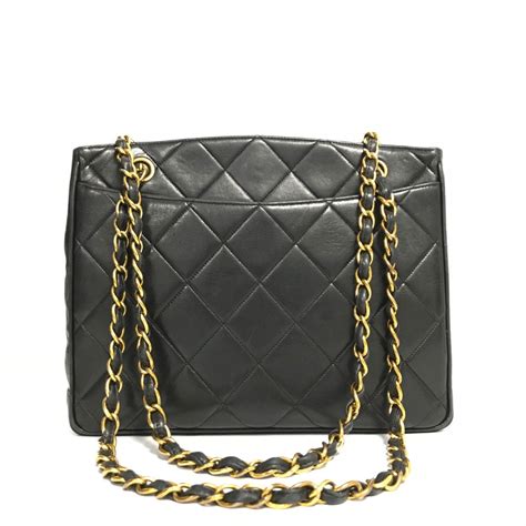 vintage Chanel quilted shoulder bag